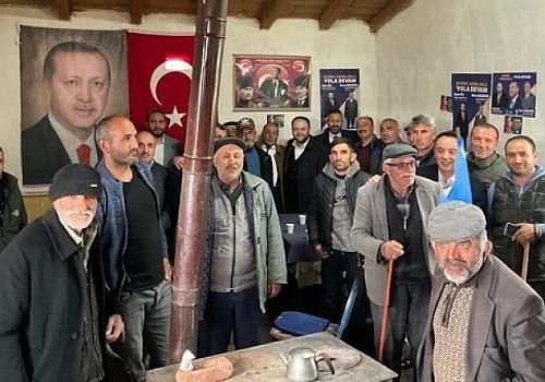 AK Parti Ardahan Milletvekili Adayı Kaan Koç, Hoçvan'da halkla bir araya geldi 