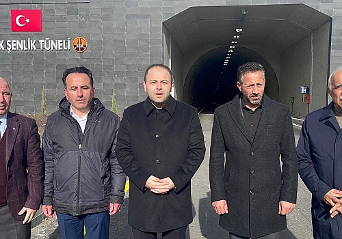 AK Parti Ardahan Milletvekili Kaan Koç, Aşık Şenlik Tüneli'nde İncelemelerde Bulundu