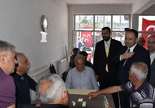 AK Parti Ardahan Milletvekili Kaan Koç, Evren’de Esnaf ve Partililerle Buluştu
