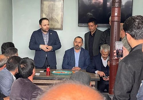 AK Parti Ardahan Milletvekili Kaan Koç, Göle Muhtarlarıyla Toplantı Düzenledi