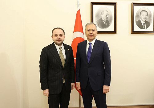 AK Parti Ardahan Milletvekili Kaan Koç’tan İçişleri Bakanı Ali Yerlikaya’ya Ziyaret