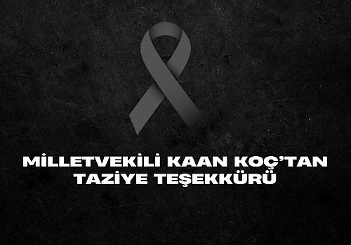 AK Parti Ardahan Milletvekili Kaan Koç’tan Teşekkür Mesajı