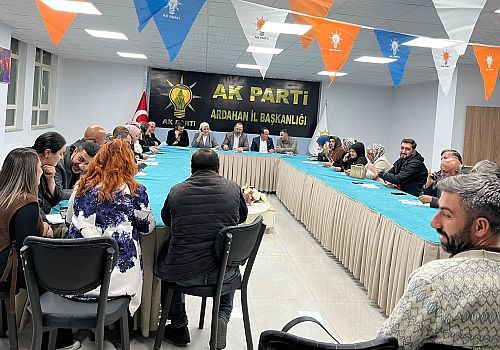 AK Parti Ardahan Teşkilatından Haftalık Olağan Toplantı