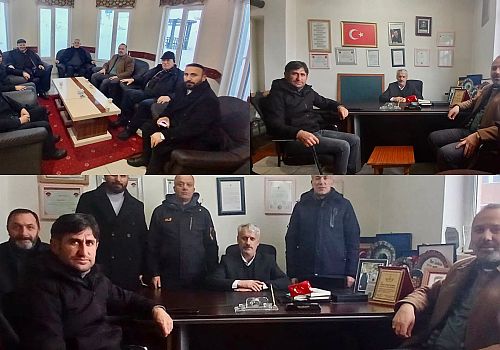 AK Parti Ardahan ve Göle Teşkilatından Eski Belediye Başkanlarına Ziyaret