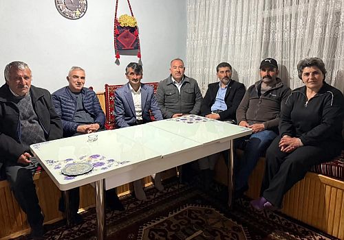AK Parti Çıldır İlçe Teşkilatından Kuzukaya Mahallesi Muhtarı Ballıkaya’ya Ziyaret