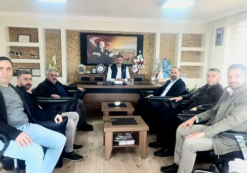 AK Parti den Damızlık Sığır Yetiştiricileri Birliği Başkanı Yunus Baydar’a ziyaret 