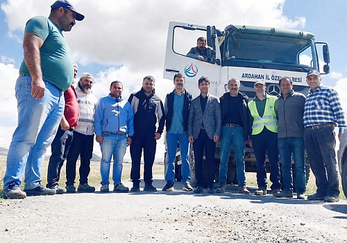 AK Parti Göle Teşkilatı'ndan Köy Yollarına Yakın Takip