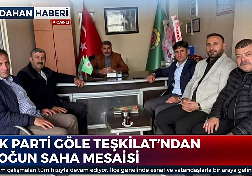 AK Parti Göle Teşkilatı'ndan Yoğun Saha Mesaisi: Tarımın ve Çiftçinin Sorunları Masaya Yatırıldı