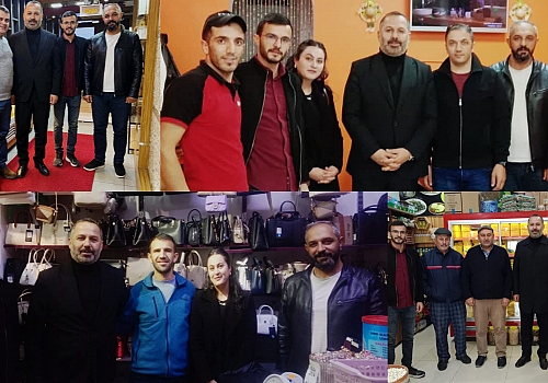 AK Parti Heyeti Ardahan da Esnaf ve Vatandaşlarla Buluştu
