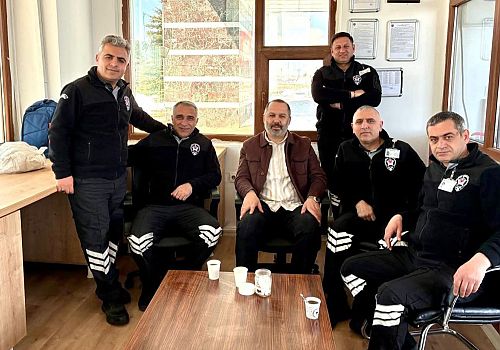 AK Parti İl Başkanı Hakan Aydın’dan Üniversite Güvenliğine Moral Ziyareti