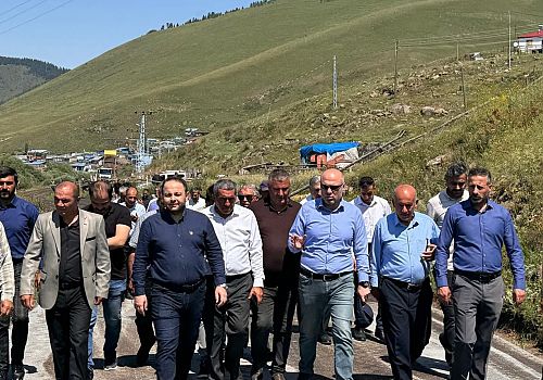 AK Parti Milletvekili Kaan Koç, yıllardır çözülmeyen Göledeki köylerinin yol sorunlarını çözdü