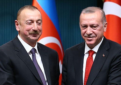 Aliyev'den Erdoğan'a terör örgütünün silah bırakması nedeniyle tebrik telefon