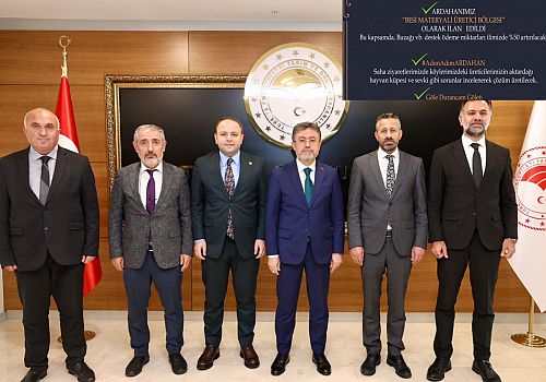 Ardahan AK Parti Heyeti Ardahan daki Tarım sorunlarını Tarım Bakanına İletti 