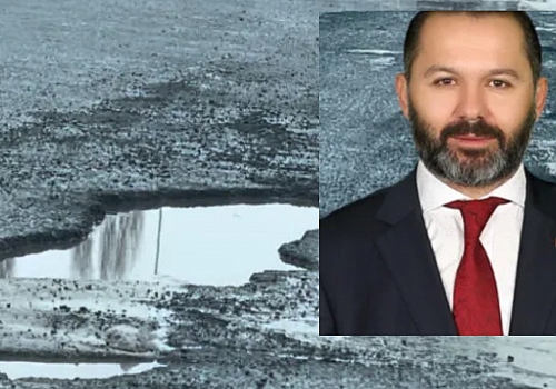 Ardahan AK Parti İl Başkanı Hakan Aydın, Ardahan Belediyesini yolları yapmaya davet etti.