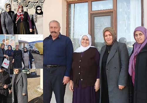Ardahan AK Parti Kadın Kolları, Bağdeşen’de Hane Hane Gezdiler