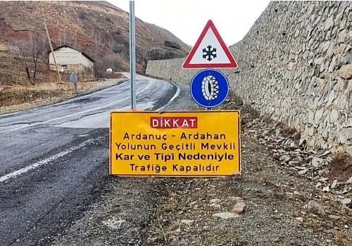 Ardahan–Ardanuç Karayolunda Kış Mesaisi Başladı: Yol Sezon Boyunca Kapalı