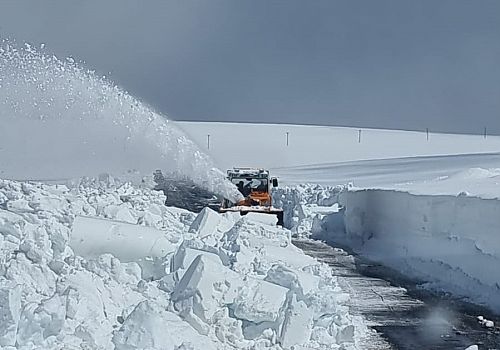 Ardahan-Ardanuç yolunun açılması için çalışmalar sürüyor.