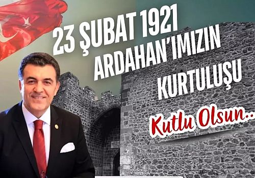 Ardahan Belediye Başkanı Faruk Demir kurtuluş mesajı yayınladı 