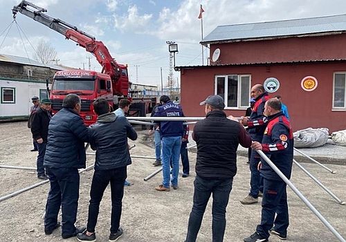 Ardahan Belediyesi İtfaiye ekipleri afetlere karşı bilinçlendirildi
