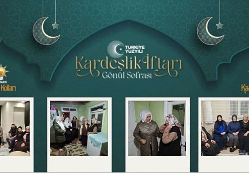 Ardahan da AK Parti Kadın Kolları’ndan Ramazan Ziyaretleri