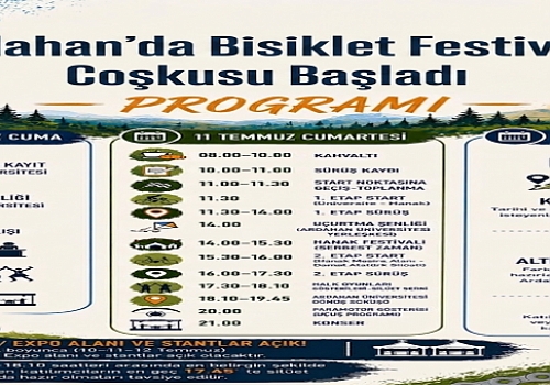 Ardahan'da Bisiklet Festivali Coşkusu Başladı