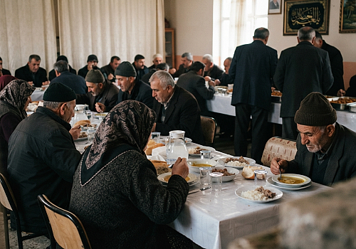 Ardahan’da Cenaze Yemeği Tartışması: İmece Usulü İkramlar Sünnete Uygun ve Dayanışmanın Göstergesidir