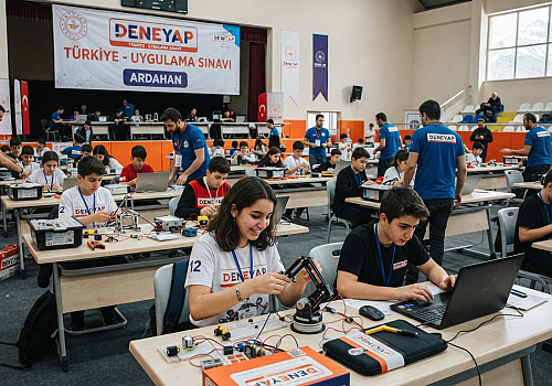 Ardahan’da DENEYAP Türkiye Uygulama Sınavı Heyecanı