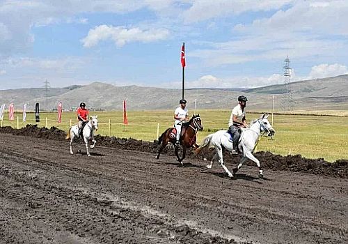 Ardahan'da düzenlenen Geleneksel Rahvan Atları Yarışları'nda final heyecanı yaşandı