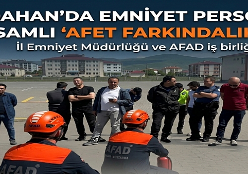 Ardahan'da Emniyet Personeline Kapsamlı 'Afet Farkındalık Eğitimi'