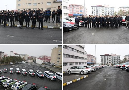 Ardahan’da Emniyete 20 Yeni Araç Teslim Edildi