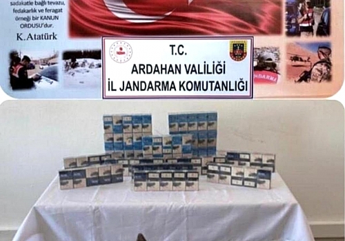  Ardahan'da kaçak sigara operasyonu