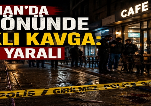Ardahan'da kafe önünde bıçaklı kavga: 1 yaralı 