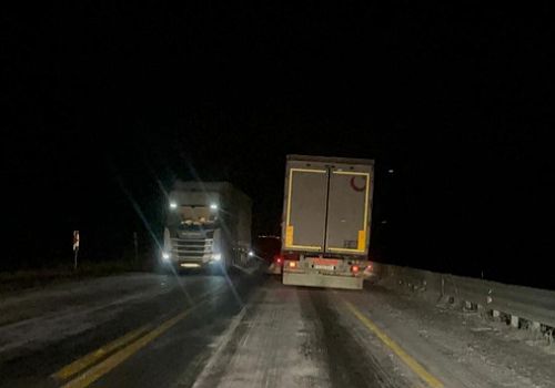 Ardahan’da Kar ve Buzlanma Ulaşımı Olumsuz Etkiledi