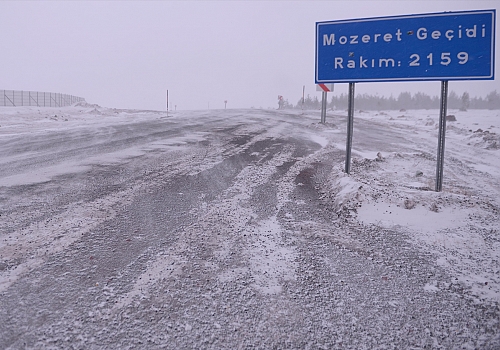 Ardahan'da kar ve tipi ulaşımı aksatıyor