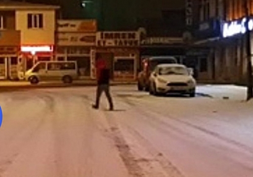 Ardahan 'da kar yağışı etkili oldu