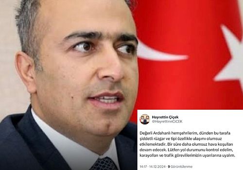 Ardahan’da kar yağışı ve tipi etkili olurken Vali Hayrettin Çiçek, vatandaşlara uyarılarda bulundu