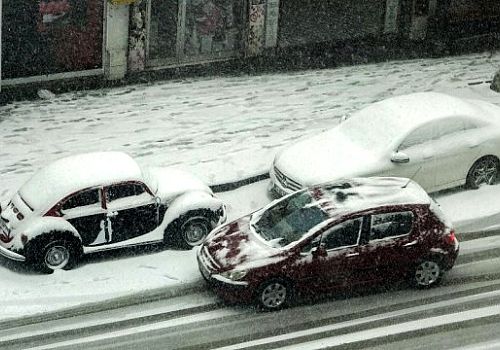 Ardahan da Kar yağışının etkili oldu