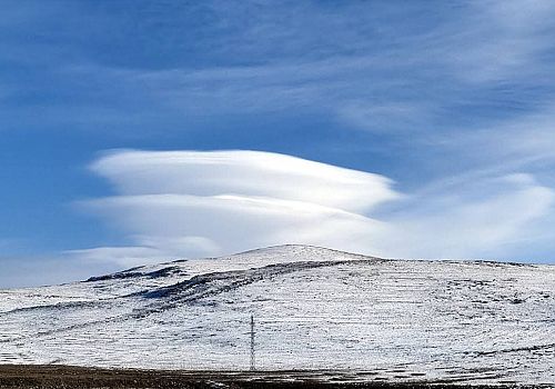 Ardahan’da Mercek Bulutlar Görsel Şölen Oluşturdu