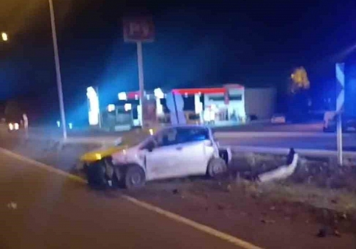 Ardahan da Meydana gelen kazada 2 kişi yaralandı.