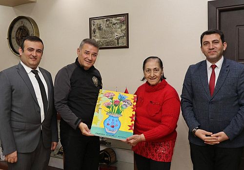 Ardahan da Özel bireylerden Emniyet Müdürü Gökalp Şener’e anlamlı ziyaret 