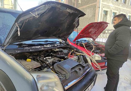 Ardahan’da Sibirya Soğukları Etkisini Sürdürüyor