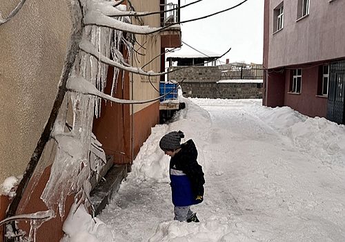 Ardahan’da Soğuk Hava ve Buzlanma Hayatı Olumsuz Etkiliyor
