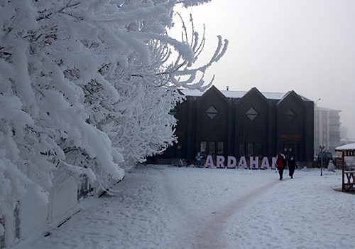 Ardahan’da soğuk ve sisli hava etkili oluyor
