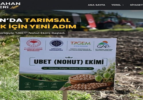 Ardahan'da Tarımsal Çeşitlilik İçin Yeni Adım: Nohut ve Mercimek Deneme Ekimi Yapıldı