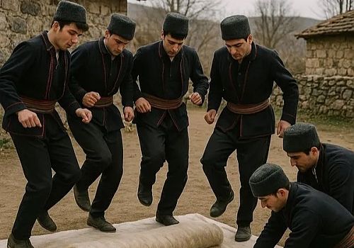 Ardahan’da  unutulmaya yüz tutmuş geleneklerden biri olan keçe tökme geleneği, hala canlı tutuluyor