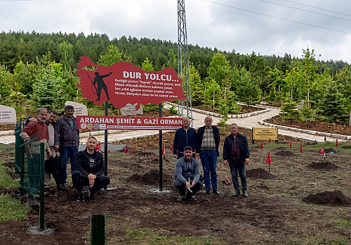 Ardahan’da Vefa Ormanı: Şehit ve Gazilerin Hatırası Geleceğe Nefes Olacak