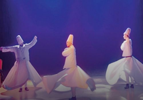 Ardahan düzenlenen Ses ve Semazen programı, büyük ilgi gördü.