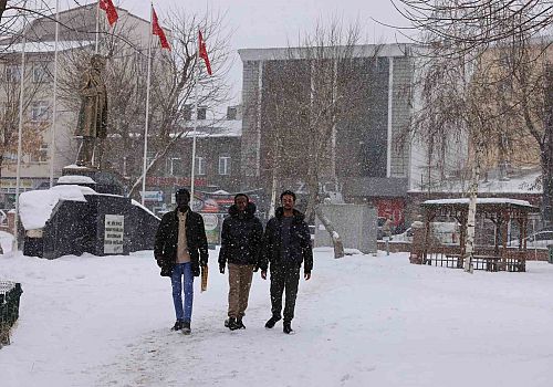 Ardahan genelinde kar yağışı etkisini gösterdi