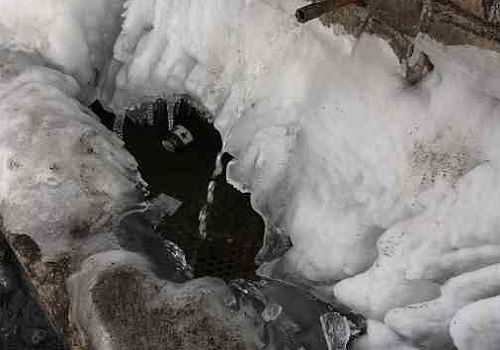 Ardahan Haberi: Göle de hava sıcaklığı gece sıfırın altına 21,3 dereceye düştü 