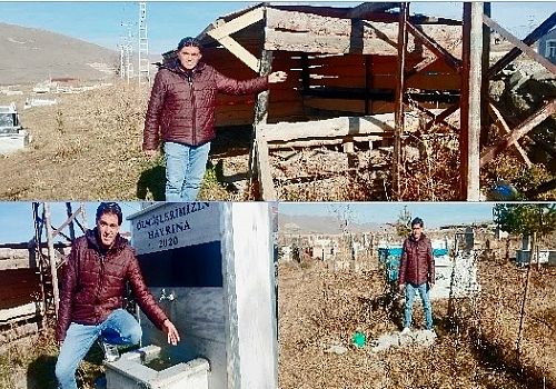 Ardahan Halil Efendi Mahallesi’nde Şehitlik Alanına Yapılan Saldırılar Tepki Topladı